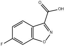 6-氟苯并[D]異噁唑-3-羧酸 結(jié)構(gòu)式