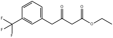 3-OXO-4-(3-TRIFLUOROMETHYL-PHENYL)-BUTYRIC ACID ETHYL ESTER Struktur