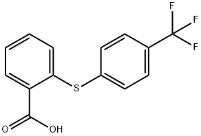 2-[[4-(TRIFLUOROMETHYL)PHENYL]THIO] BENZOIC ACID Structure