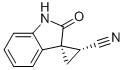 (1S,2R)-2'-OXOSPIRO[CYCLOPROPANE-1,3'-INDOLINE]-2-CARBONITRILE Struktur