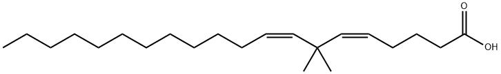 7,7-DIMETHYLEICOSADIENOIC ACID Struktur