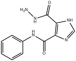 5-HYDRAZINOCARBONYL-3H-IMIDAZOLE-4-CARBOXYLIC ACID PHENYLAMIDE Struktur