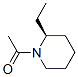 Piperidine, 1-acetyl-2-ethyl-, (S)- (9CI) Struktur