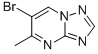 6-BROMO-5-METHYL-[1,2,4]TRIAZOLO[1,5-A]PYRIMIDINE Struktur