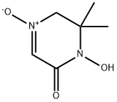 2(1H)-Pyrazinone,5,6-dihydro-1-hydroxy-6,6-dimethyl-,4-oxide(9CI) Struktur