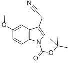 TERT-BUTYL 3-(CYANOMETHYL)-5-METHOXY-1H-INDOLE-1-CARBOXYLATE Struktur