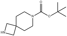 tert-Butyl 2,7-diazaspiro[3.5]nonane-7-carboxylate Struktur