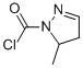 1H-Pyrazole-1-carbonyl chloride, 4,5-dihydro-5-methyl- (9CI) Struktur