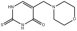 5-(morpholinomethyl)-2-thioxo-2,3-dihydro-4(1H)-pyrimidinone Struktur