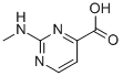 4-Pyrimidinecarboxylicacid,2-(methylamino)-(7CI) Struktur