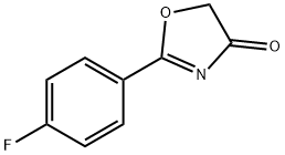 2-(4-fluorophenyl)oxazol-4(5H)-one Structure