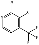 2,3-Dichloro-4-(trifluoromethyl)pyridine Struktur