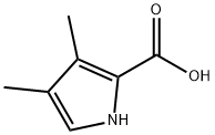 3,4-Dimethyl-1H-pyrrole-2-carboxylic acid Struktur