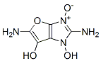 1H-Furo[2,3-d]imidazol-6-ol,  2,5-diamino-1-hydroxy-,  3-oxide Struktur