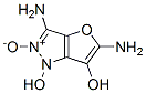 1H-Furo[3,2-c]pyrazol-6-ol,  3,5-diamino-1-hydroxy-,  2-oxide Struktur