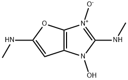 1H-Furo[2,3-d]imidazole-2,5-diamine,  1-hydroxy-N,N-dimethyl-,  3-oxide  (9CI) Struktur