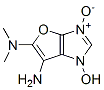 1H-Furo[2,3-d]imidazole-5,6-diamine,  1-hydroxy-N,N-dimethyl-,  3-oxide  (9CI) Struktur