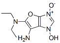 1H-Furo[2,3-d]imidazole-5,6-diamine,  N,N-diethyl-1-hydroxy-,  3-oxide  (9CI) Struktur