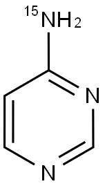 4-PYRIMIDINAMINE-N-15N Struktur