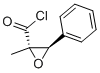 Oxiranecarbonyl chloride, 2-methyl-3-phenyl-, trans- (9CI) Struktur