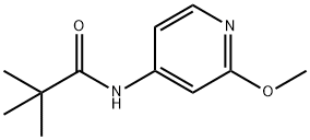 N-(2-METHOXY-PYRIDIN-4-YL)-2,2-DIMETHYL-PROPIONAMIDE Struktur