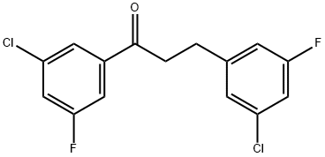 3'-CHLORO-3-(3-CHLORO-5-FLUOROPHENYL)-5'-FLUOROPROPIOPHENONE price.