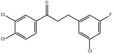 3-(3-CHLORO-5-FLUOROPHENYL)-3',4'-DICHLOROPROPIOPHENONE price.