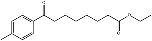 ETHYL 8-(4-METHYLPHENYL)-8-OXOOCTANOATE Struktur