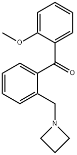 2-AZETIDINOMETHYL-2'-METHOXYBENZOPHENONE Struktur