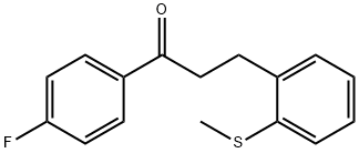 4'-FLUORO-3-(2-THIOMETHYLPHENYL)PROPIOPHENONE price.