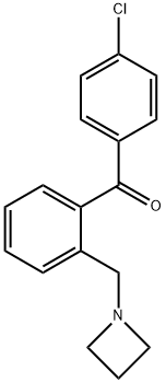 2-AZETIDINOMETHYL-4'-CHLOROBENZOPHENONE Struktur