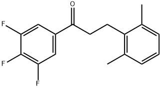 3-(2,6-DIMETHYLPHENYL)-3',4',5'-TRIFLUOROPROPIOPHENONE price.