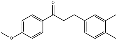 3-(3,4-DIMETHYLPHENYL)-4'-METHOXYPROPIOPHENONE Struktur