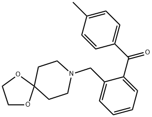 2-[8-(1,4-DIOXA-8-AZASPIRO[4.5]DECYL)METHYL]-4'-METHYL BENZOPHENONE price.