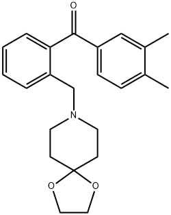 3',4'-DIMETHYL-2-[8-(1,4-DIOXA-8-AZASPIRO[4.5]DECYL)METHYL]BENZOPHENONE price.