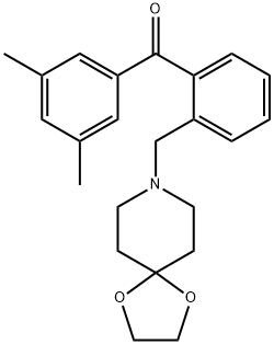 3',5'-DIMETHYL-2-[8-(1,4-DIOXA-8-AZASPIRO[4.5]DECYL)METHYL]BENZOPHENONE price.