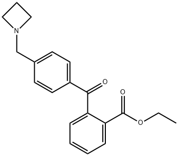 4'-AZETIDINOMETHYL-2-CARBOETHOXYBENZOPHENONE Struktur