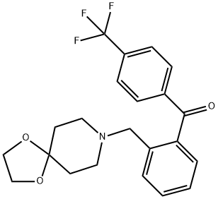 2-[8-(1,4-DIOXA-8-AZASPIRO[4.5]DECYL)METHYL]-4'-TRIFLUOROBENZOPHENONE price.