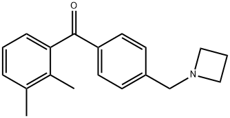 4'-AZETIDINOMETHYL-2,3-DIMETHYLBENZOPHENONE price.