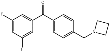 4'-AZETIDINOMETHYL-3,5-DIFLUOROBENZOPHENONE price.