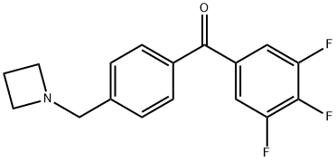 4'-AZETIDINOMETHYL-3,4,5-TRIFLUOROBENZOPHENONE price.