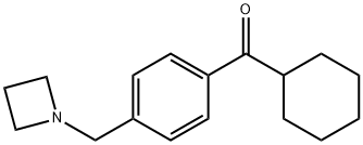 4-(AZETIDINOMETHYL)PHENYL CYCLOHEXYL KETONE Struktur