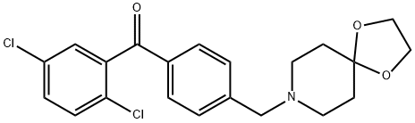 2,5-DICHLORO-4'-[8-(1,4-DIOXA-8-AZASPIRO[4.5]DECYL)METHYL]BENZOPHENONE price.