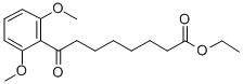 ETHYL 8-(2,6-DIMETHOXYPHENYL)-8-OXOOCTANOATE Struktur