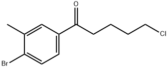 1-(4-BROMO-3-METHYLPHENYL)-5-CHLORO-1-OXOPENTANE price.