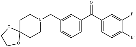 4'-BROMO-3-[8-(1,4-DIOXA-8-AZASPIRO[4.5]DECYL)METHYL]-3'-FLUOROBENZOPHENONE price.