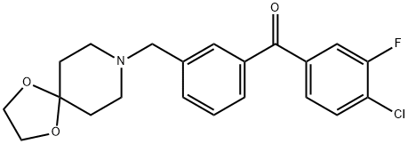 4-CHLORO-3'-[8-(1,4-DIOXA-8-AZASPIRO[4.5]DECYL)METHYL]-3-FLUOROBENZOPHENONE price.