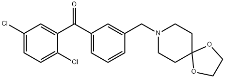 2,5-DICHLORO-3'-[8-(1,4-DIOXA-8-AZASPIRO[4.5]DECYL)METHYL]BENZOPHENONE price.