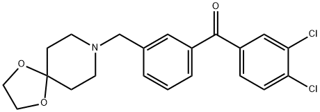 3,4-DICHLORO-3'-[8-(1,4-DIOXA-8-AZASPIRO[4.5]DECYL)METHYL]BENZOPHENONE price.