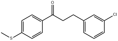 3-(3-CHLOROPHENYL)-4'-THIOMETHYLPROPIOPHENONE price.